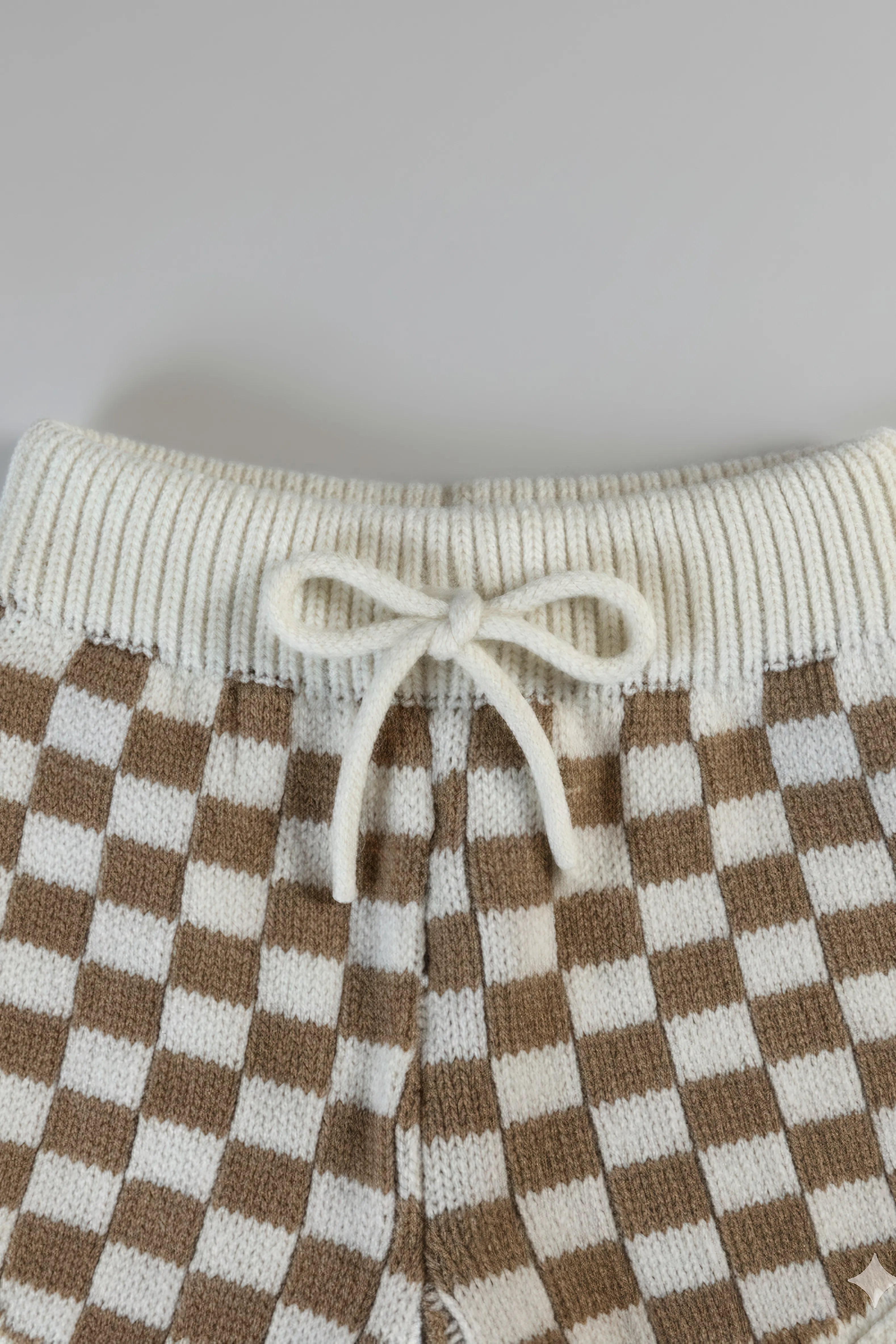 Checkerboard Knit Set