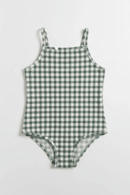 Gingham Summer Baby Romper
