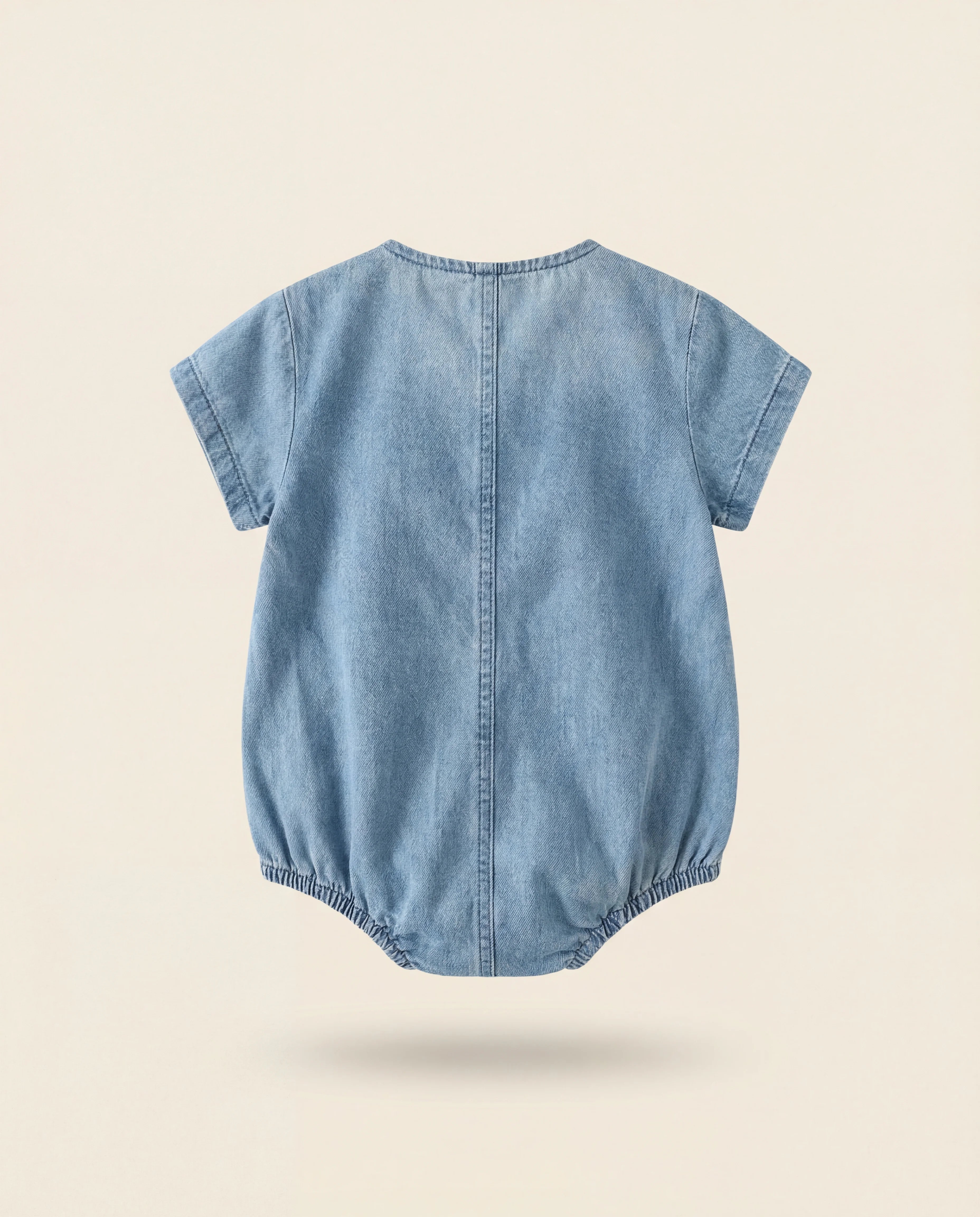 Little Explorer Denim Pocket Romper
