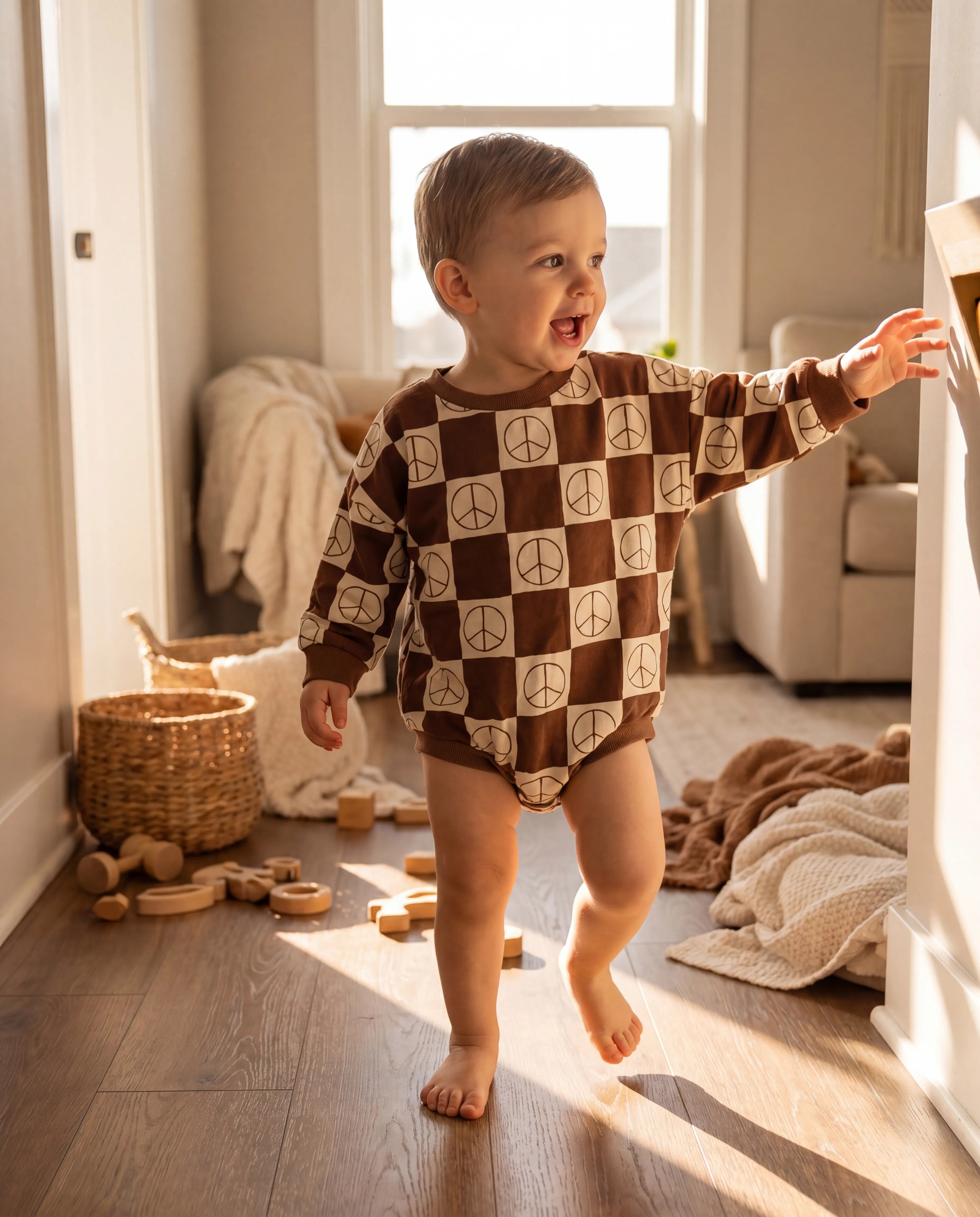 Little Peacemaker Romper