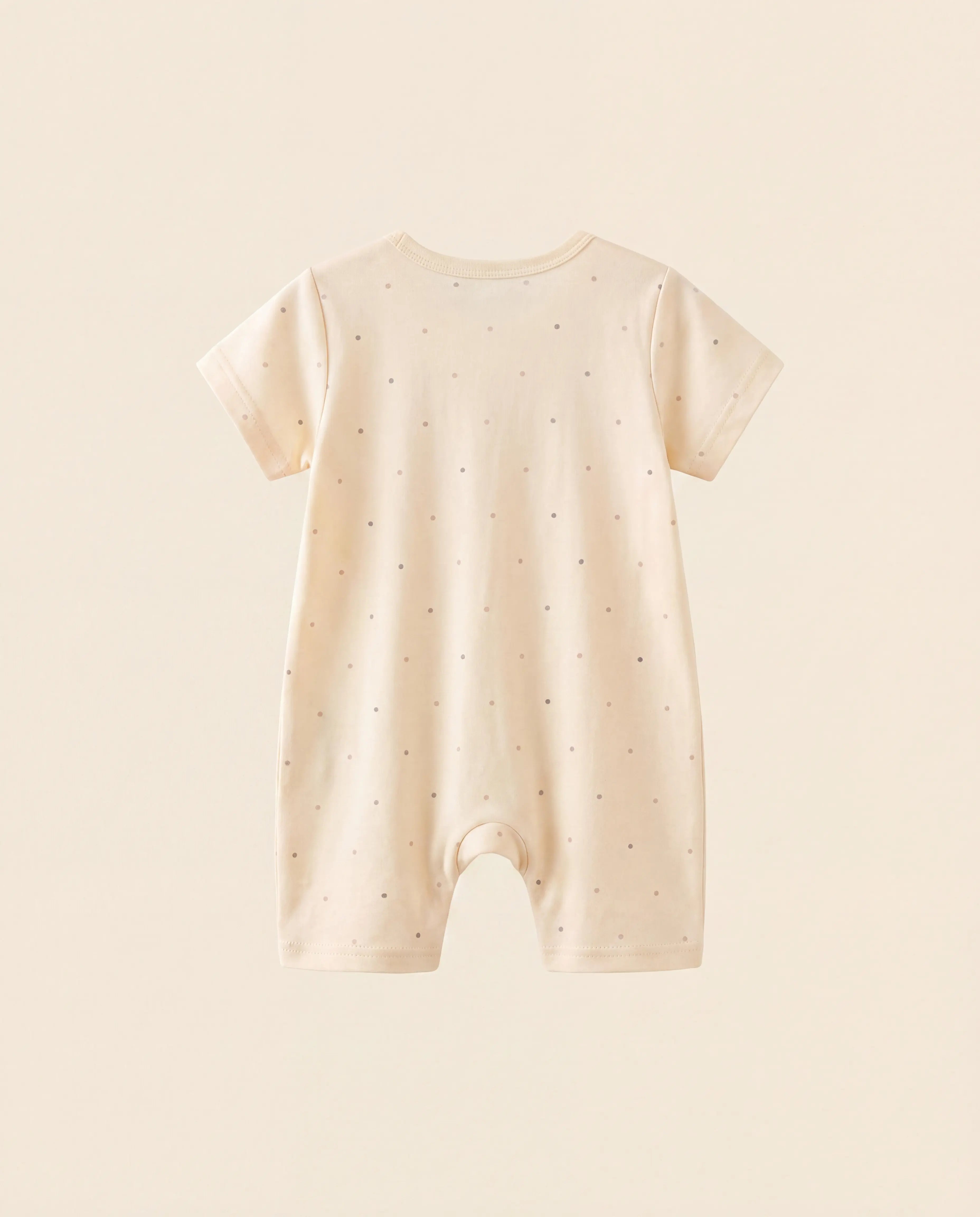 Yellow Polo Baby Romper