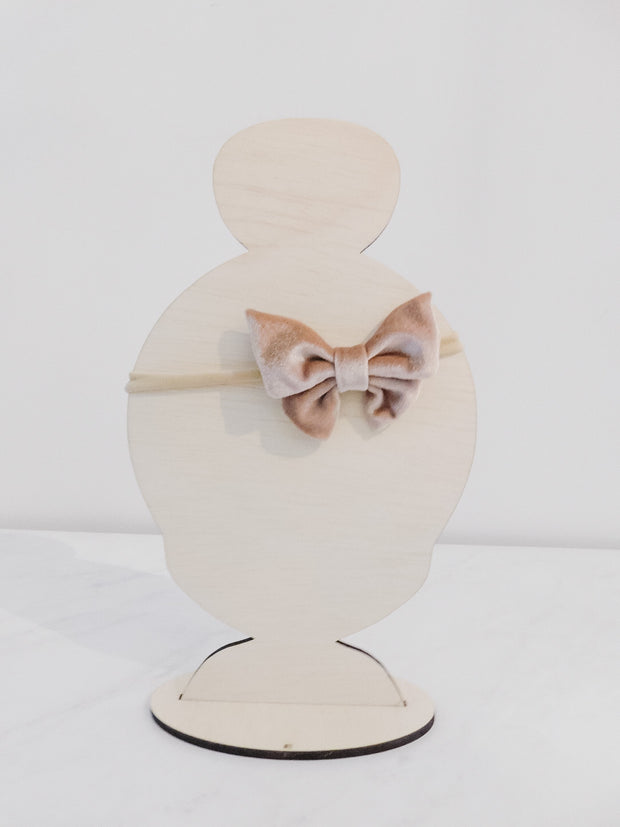 BUTTERFLY BOW - CRUSHED TAUPE