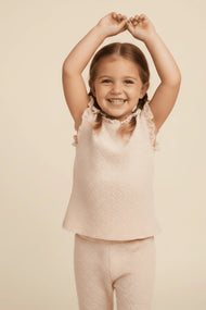 Blush Ruffle Knit Top