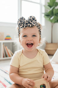 Classic Leopard Bow Headband
