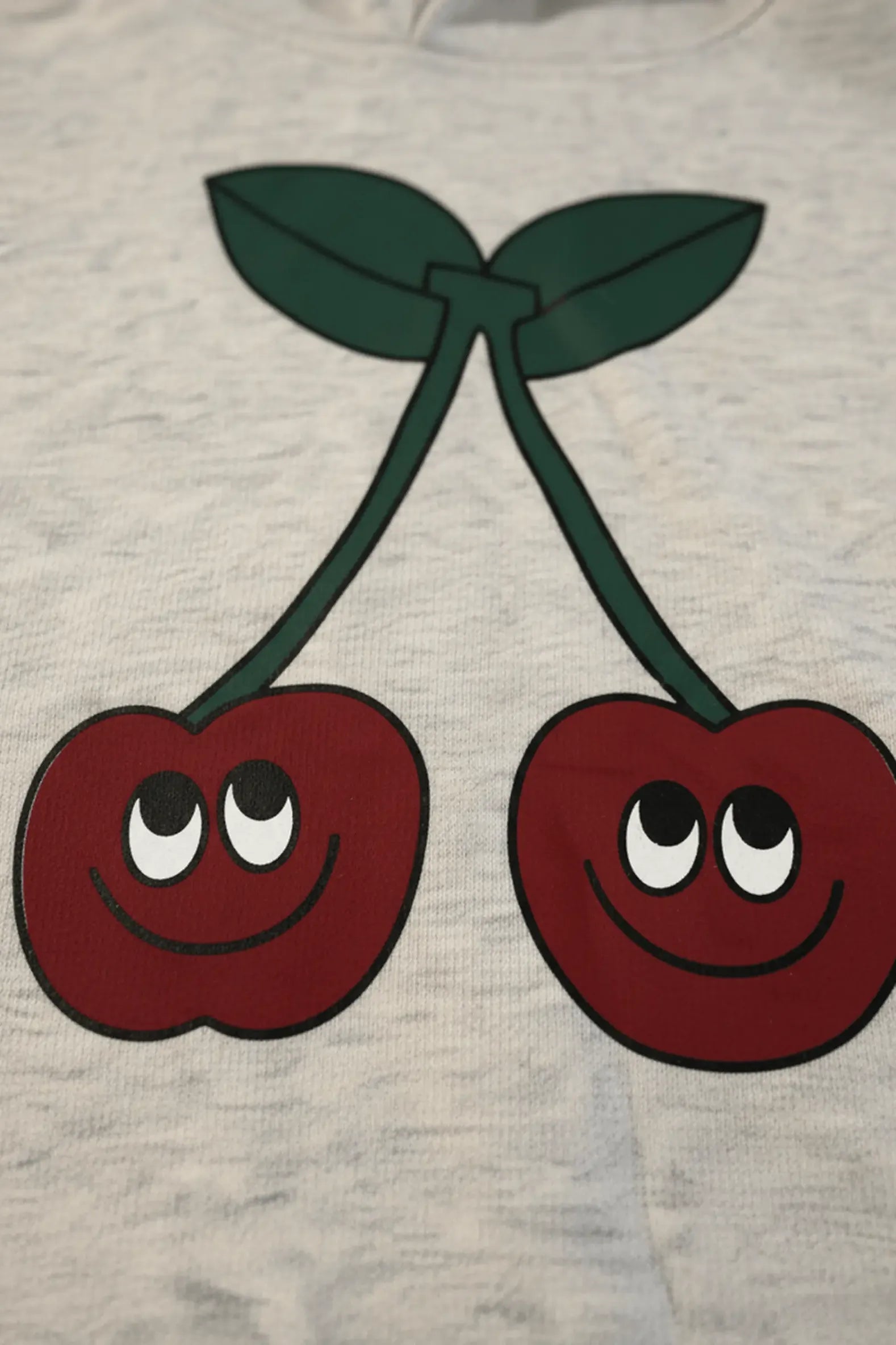 Cozy Cherries Pullover – Grey