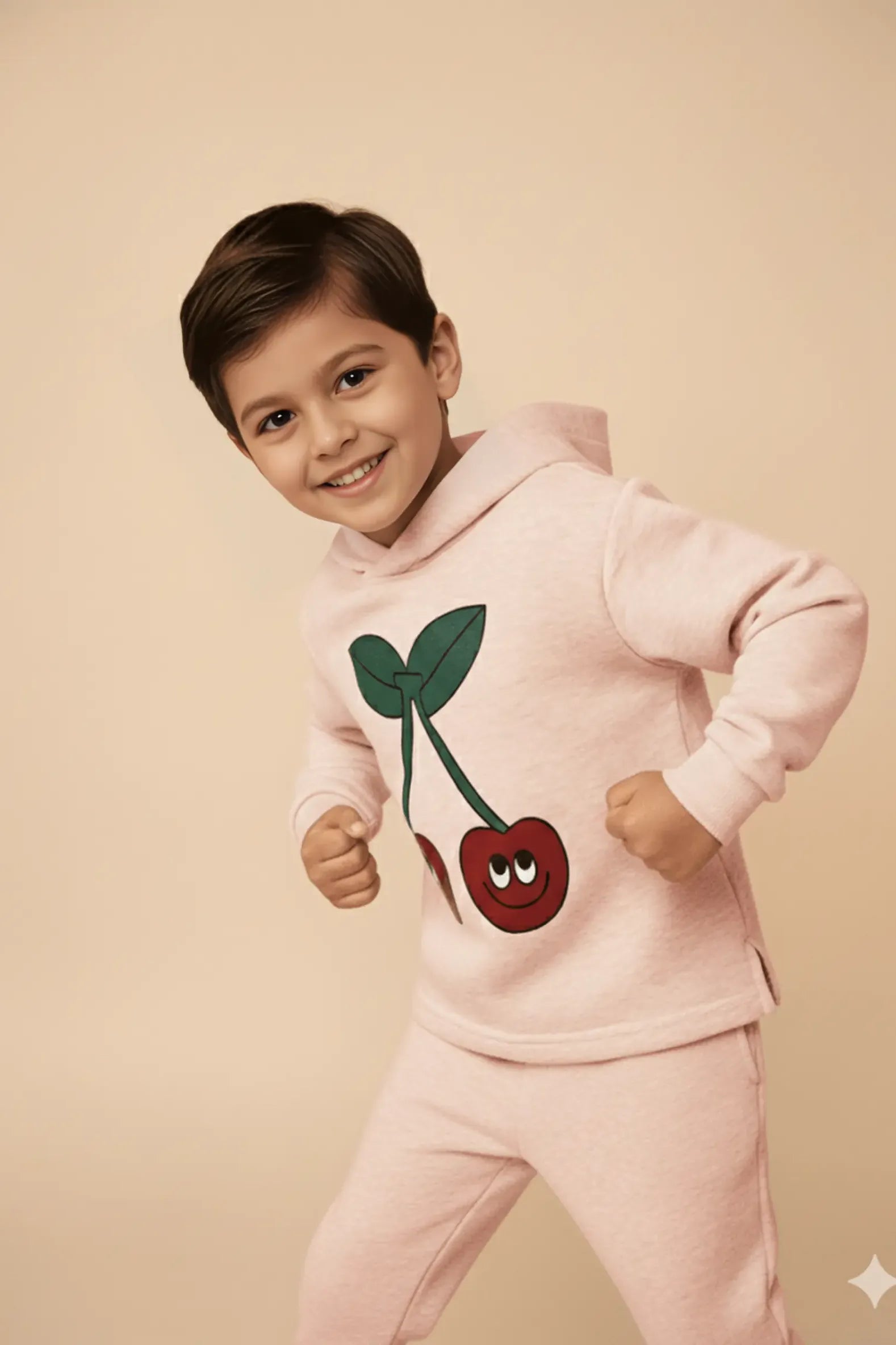 Cozy Cherries Pullover – Pink