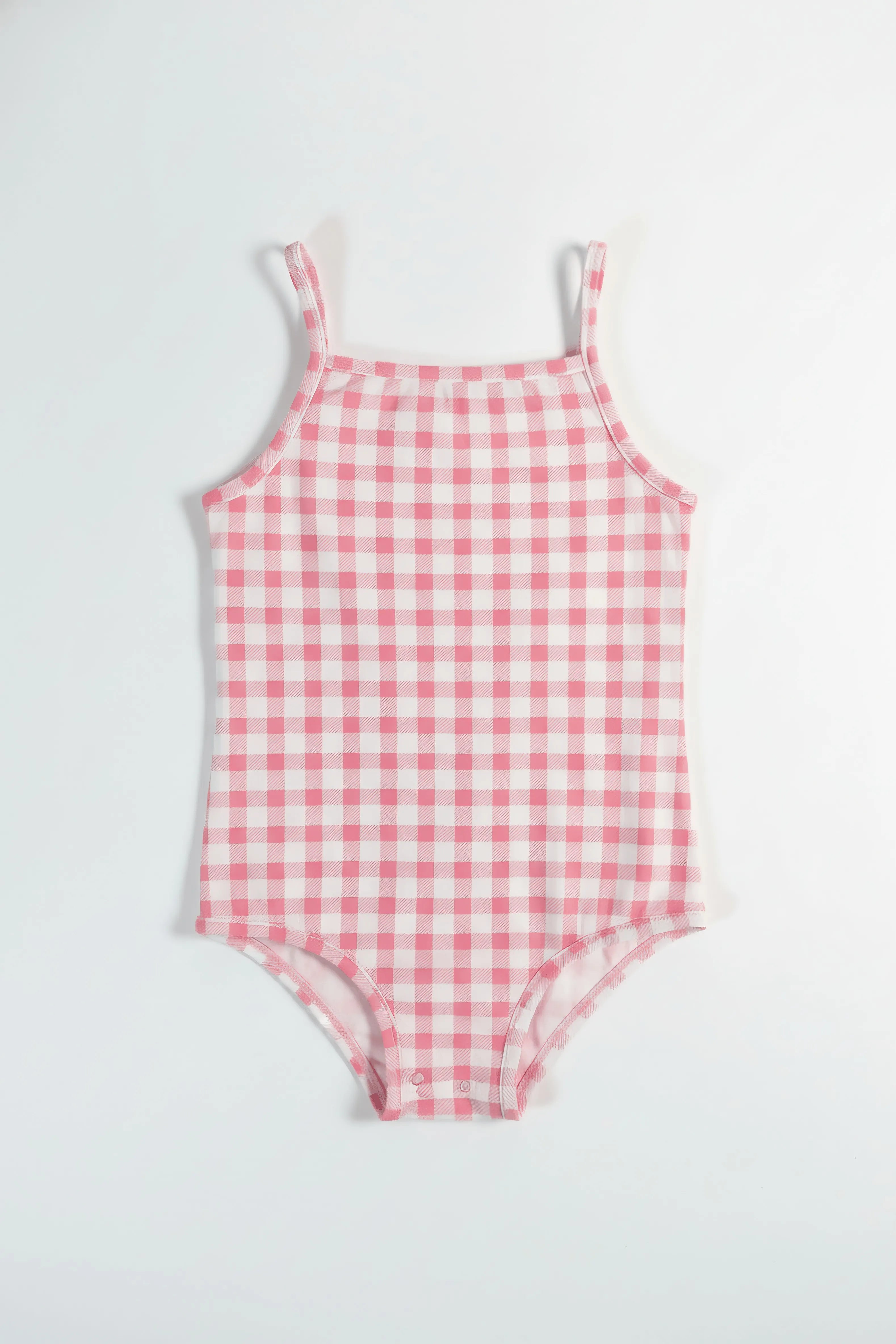 Gingham Summer Baby Romper