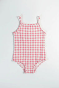 Gingham Summer Baby Romper
