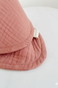 Lux Muslin Baby Bib – Rust