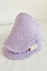 Lux Muslin Baby Bib – Lavender
