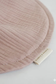 Lux Muslin Baby Bib – Taupe