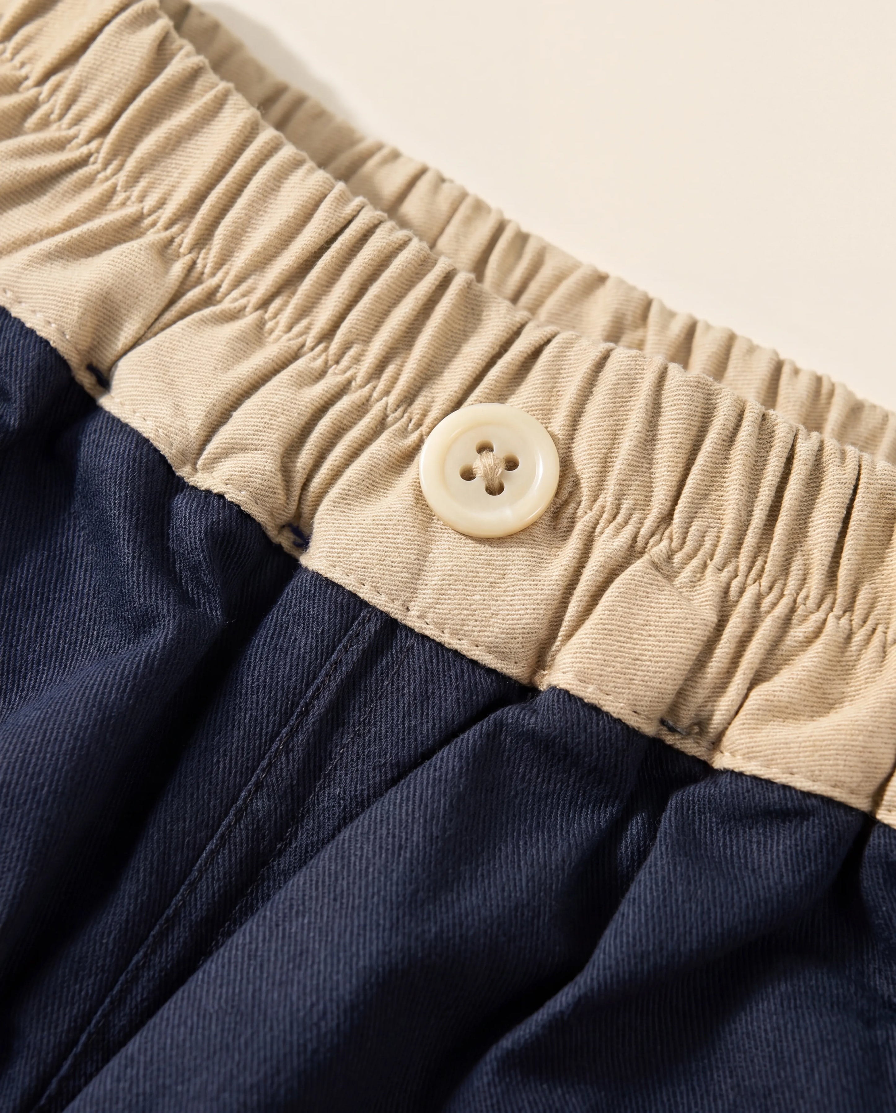 Navy Blue Casual Kids Pants