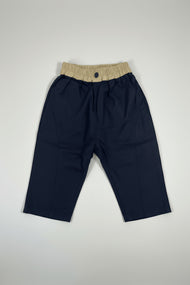 Navy Blue Casual Kids Pants
