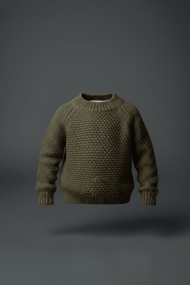 Olive Chunky Knit Sweater