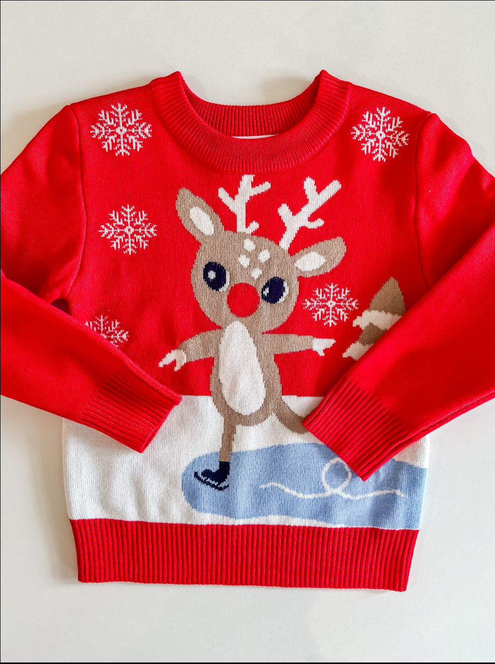 Rudolph Christmas Sweater - Bubba's & Mama's