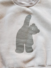 Oversized Bear Wave Sweater