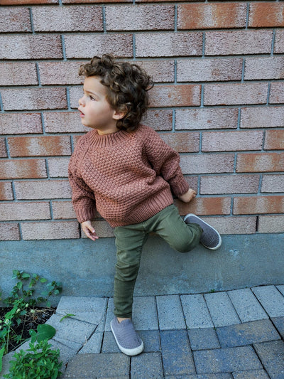 Burnt Orange Knitted Sweater