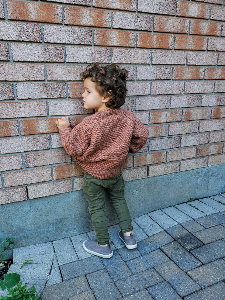 Burnt Orange Knitted Sweater