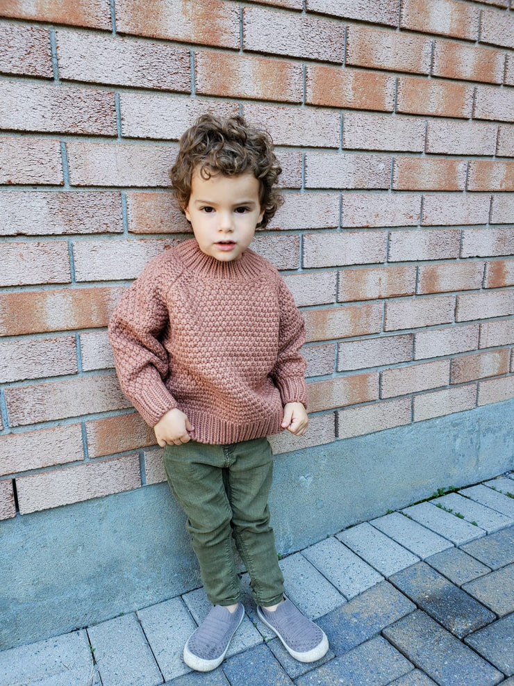 Burnt Orange Knitted Sweater