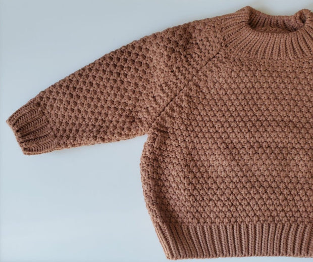 Burnt Orange Knitted Sweater