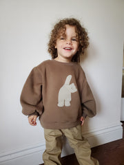 Oversized Bear Wave Sweater