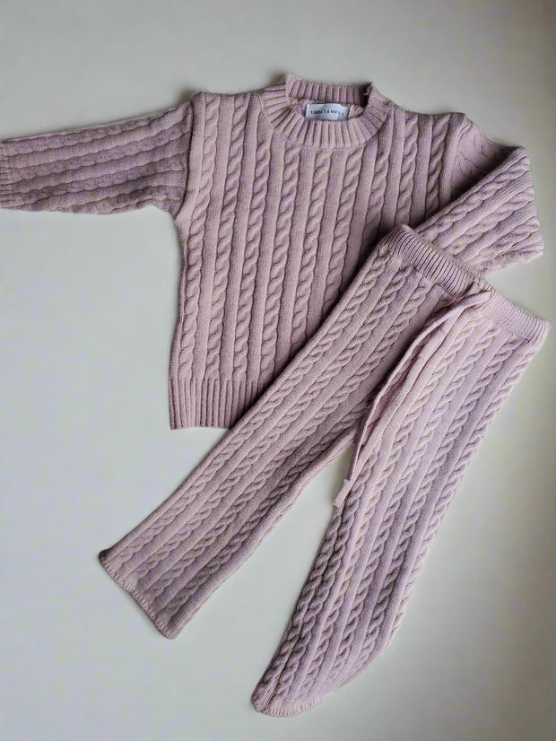 Sweater knitted set