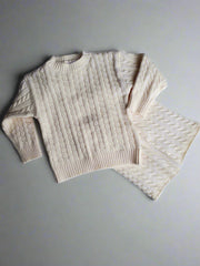 Sweater knitted set