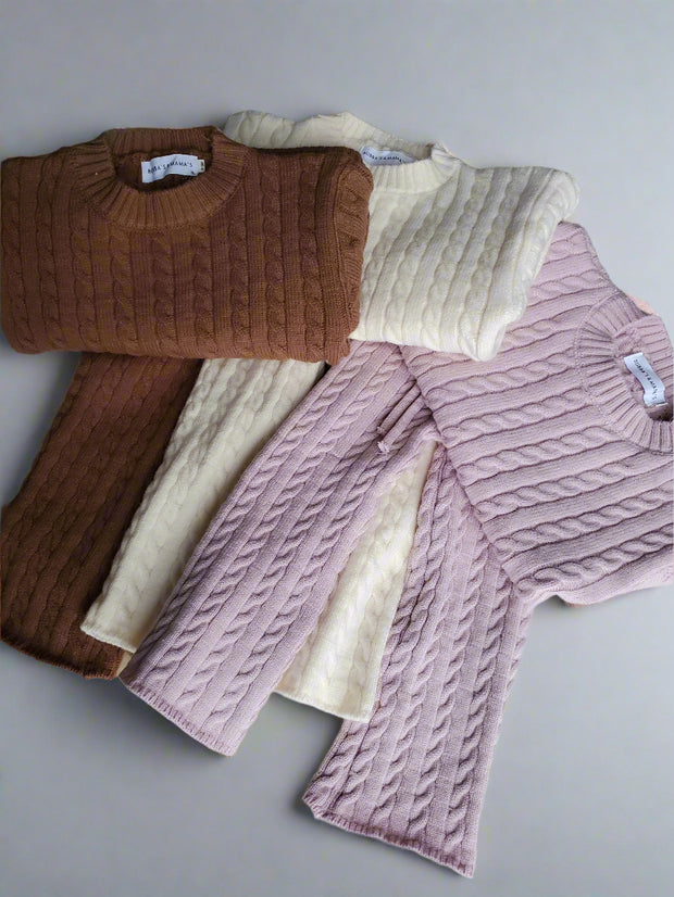 Sweater knitted set