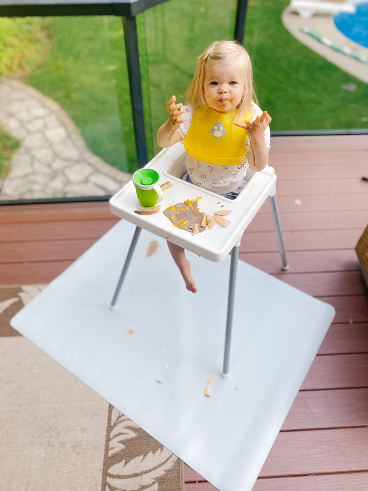 High Chair Splat-Mat - Cloud Grey