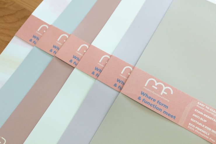 Vinyl Placemats - Dreamy Rainbow