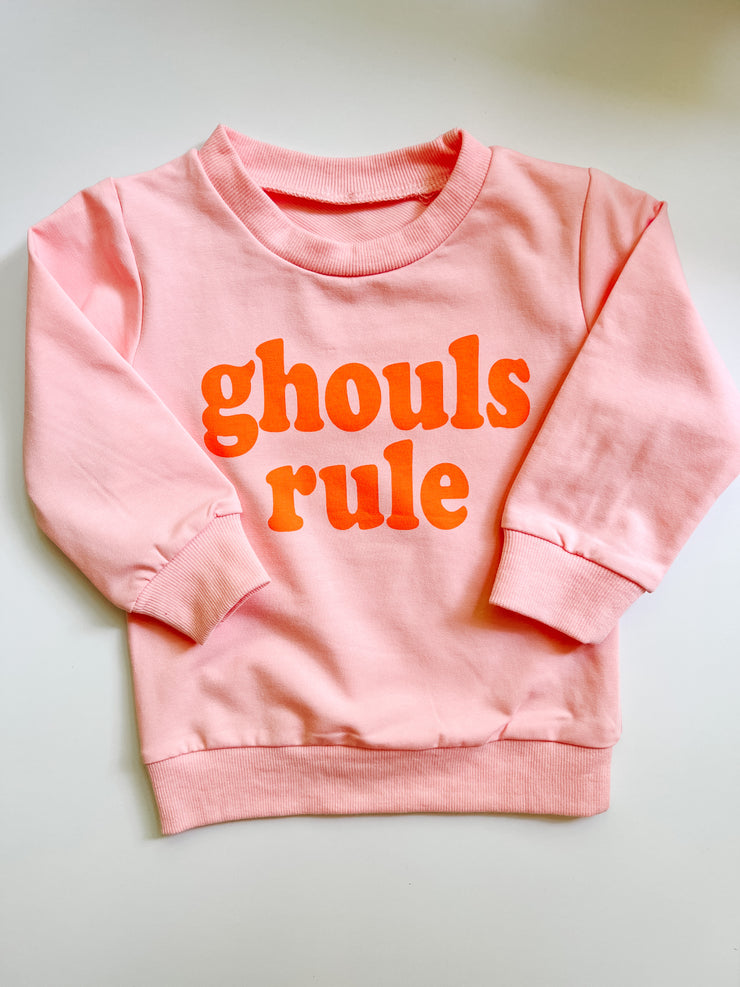 Ghouls Rule Halloween Sweater
