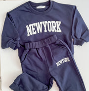 NEW YORK Jogging Suit Set