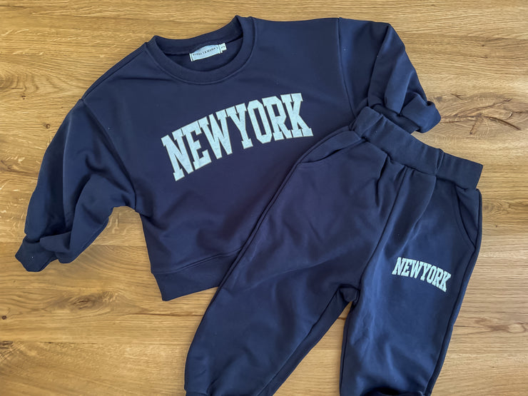 NEW YORK Jogging Suit Set