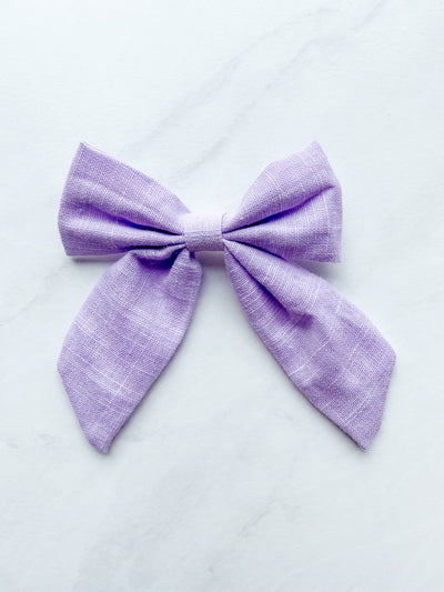 Lilac Love - Linen Sailor Clip