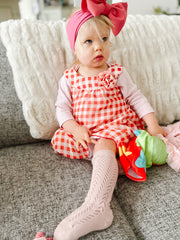 DIVA BOW & SCRUNCHIE, NYLON BAND - DUSTY ROSE