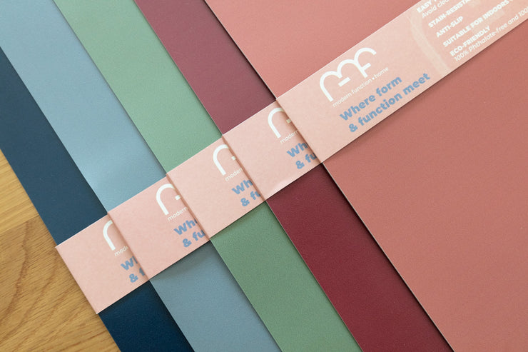 Vinyl Placemats - Cloud Grey