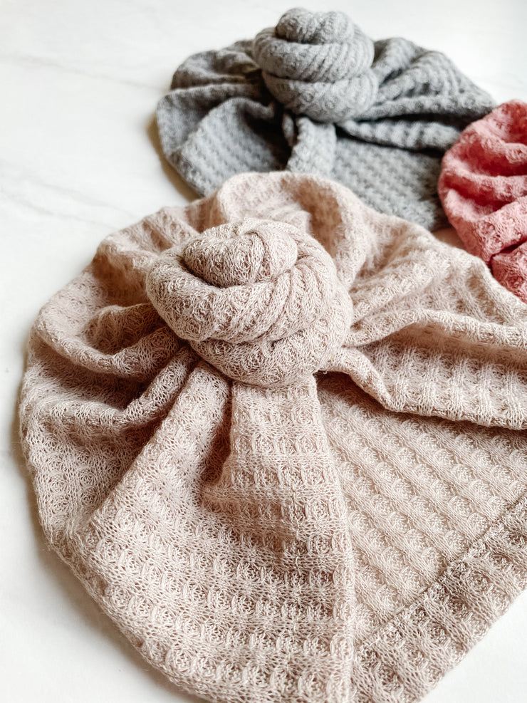 Soft Knit Turban Topknot