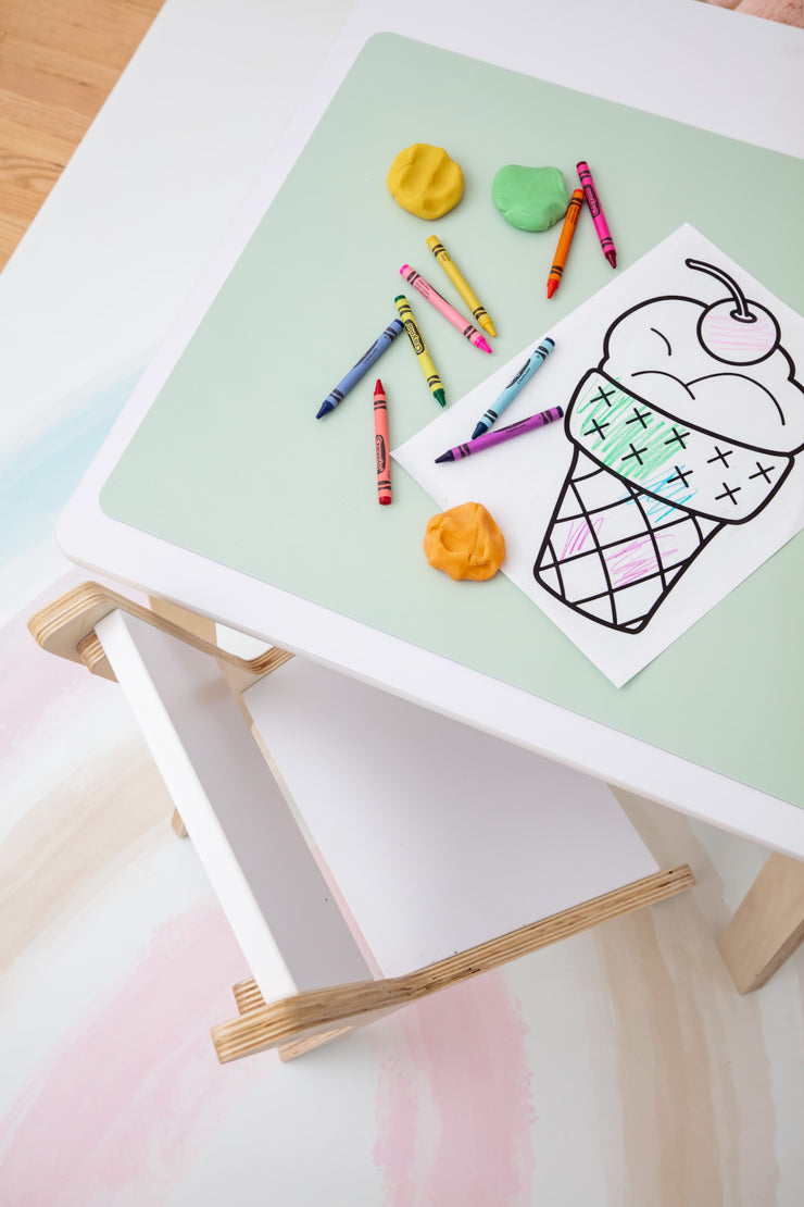 Vinyl Placemats - Cloud Grey