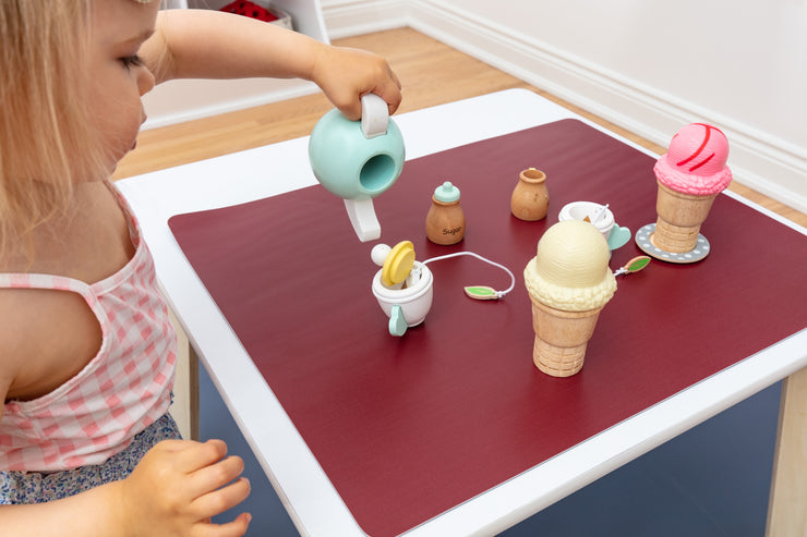 Vinyl Placemats - Dreamy Rainbow