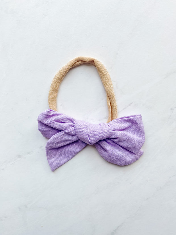 Lilac Love Linen - Headband